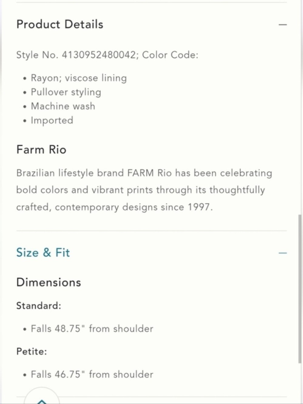 Farm Rio Dress - Picture 10 of 10